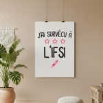 affiche j'ai survécu à l'IFSI