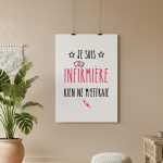 affiche infirmière rien ne m'effraie