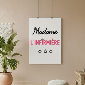 affiche madame l'infirmière