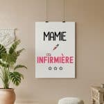 affiche mamie infirmière