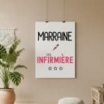 affiche marraine infirmière