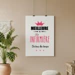 affiche meilleure infirmière de tous les temps