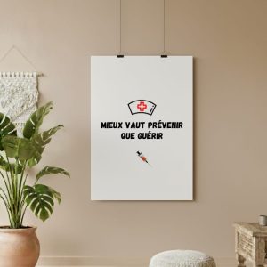 affiche mieux vaut prévenir que guérir
