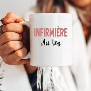 mug infirmière au top