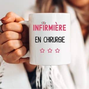 mug infirmière en chirurgie
