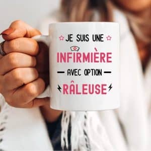 mug infirmière option râleuse