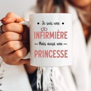 mug infirmière princesse