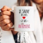 mug je sauve des vies je suis infirmière