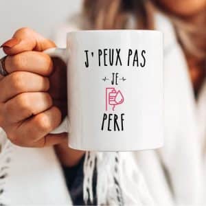 mug je peux pas je perf