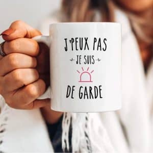 mug je peux pas je suis de garde