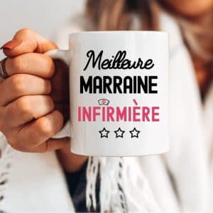 mug meilleure marraine infirmière