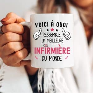 mug voici la meilleure infirmière au monde