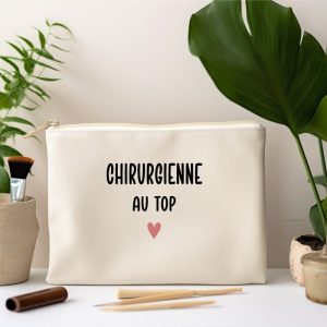 pochette chirurgienne au top cœur femme