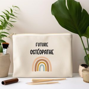 pochette future ostéopathe boho femme