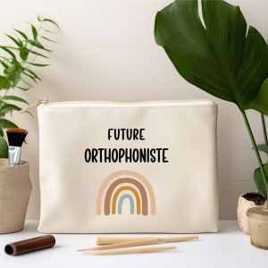 pochette future orthophoniste boho femme