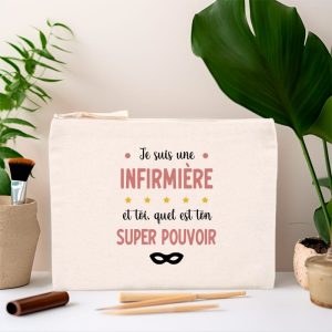 Pochette infirmière super pouvoir