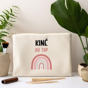 pochette kiné au top arc-en-ciel femme