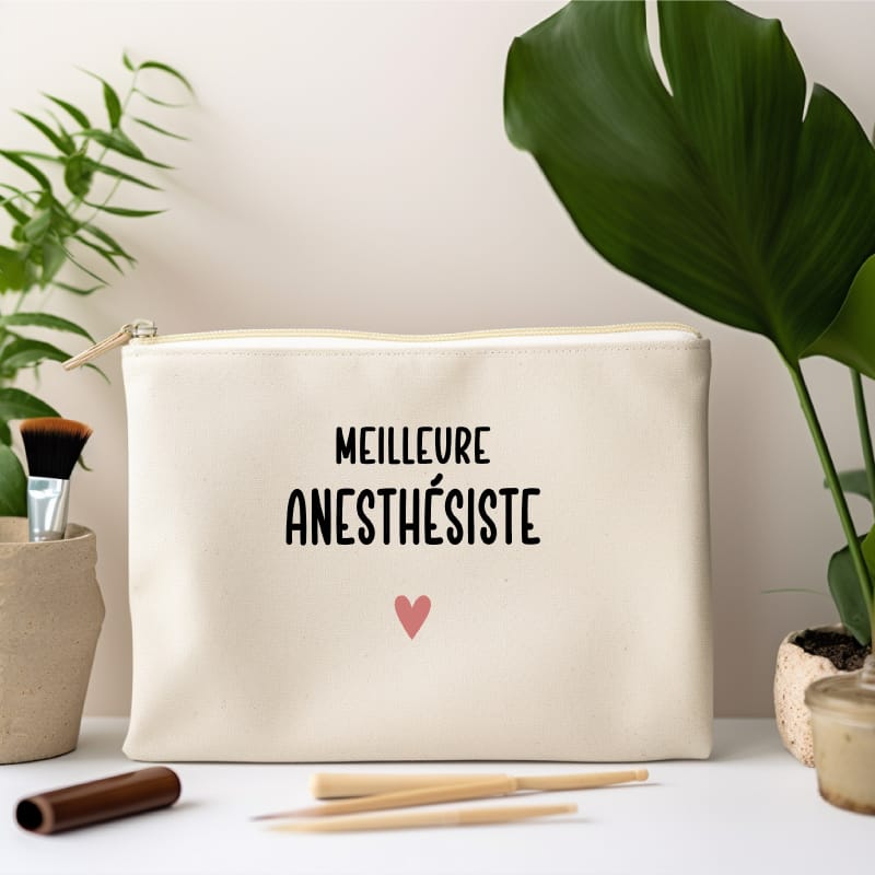 pochette meilleure anesthésiste cœur femme