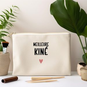 pochette meilleure kiné cœur femme