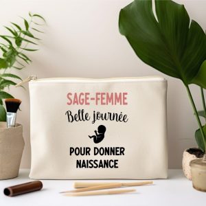pochette sage-femme belle journée donner naissance