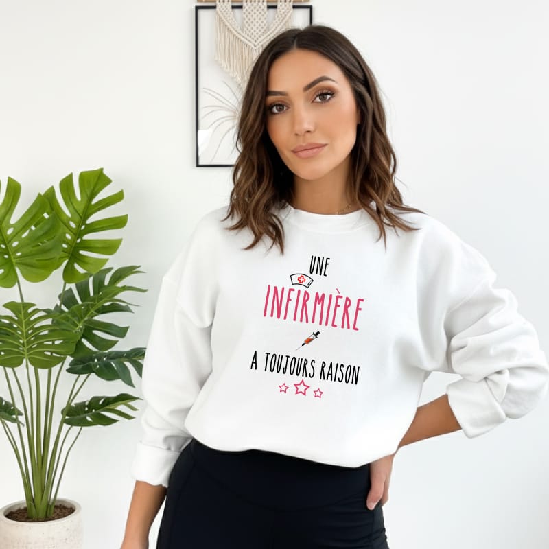 pull infirmière toujours raison – Image 3
