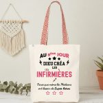 sac infirmière Dieu créa les infirmières