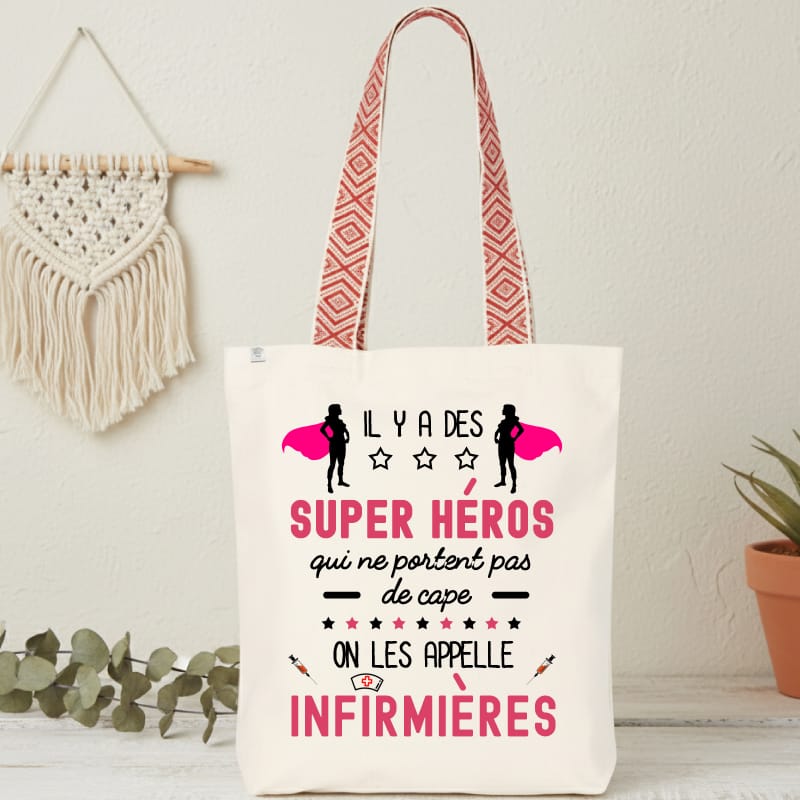 sac infirmière super-héros