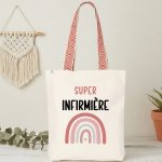 sac super infirmière arc-en-ciel