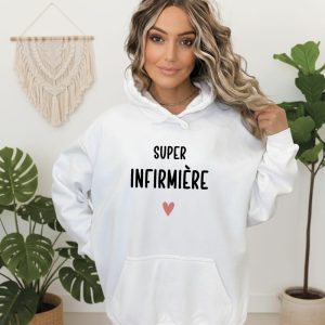 Sweat super infirmière cœur