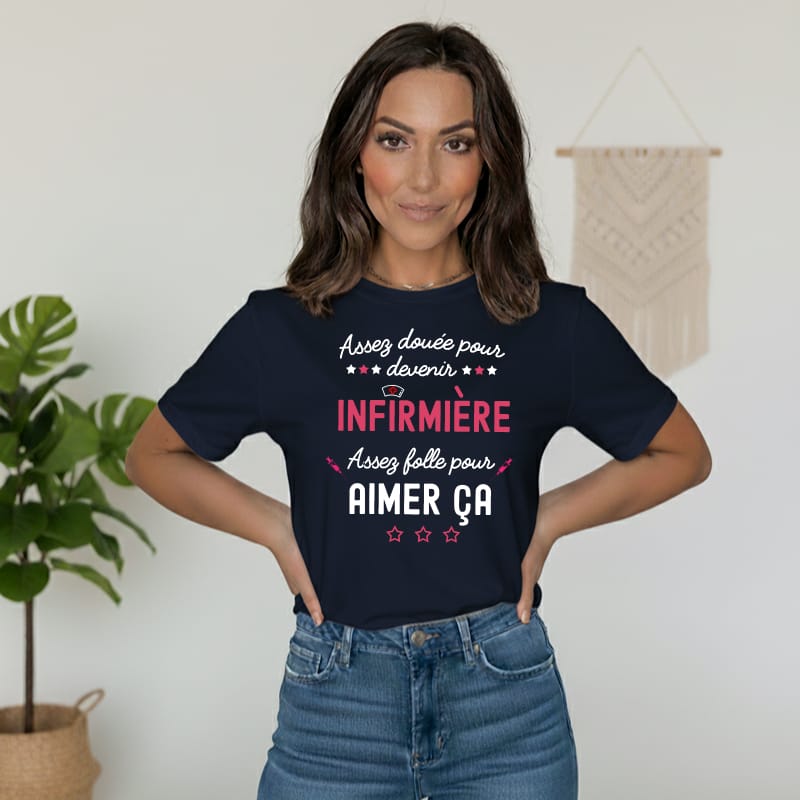 t-shirt assez douée pour devenir infirmière – Image 2