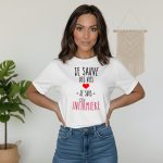 t-shirt je peux pas je sauve des vies