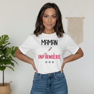 t-shirt maman infirmière