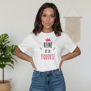 t-shirt reine de la piquouse