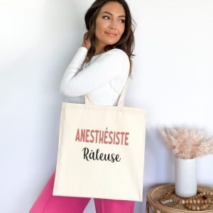 Tote bag anesthésiste râleuse