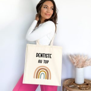 Tote bag dentiste au top boho femme