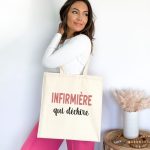 tote bag infirmière qui déchire