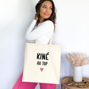 Tote bag kiné au top cœur femme