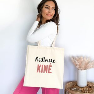 Tote bag meilleure kiné femme