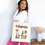Tote bag orthophoniste au top boheme boho femme