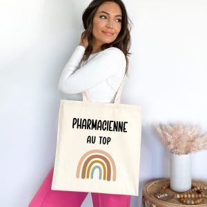 Tote bag pharmacienne au top boho femme