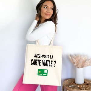 Tote bag pharmacienne avez vous carte vitale