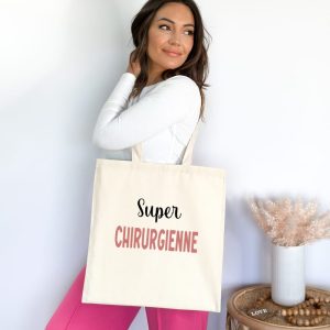 Tote bag super chirurgienne femme