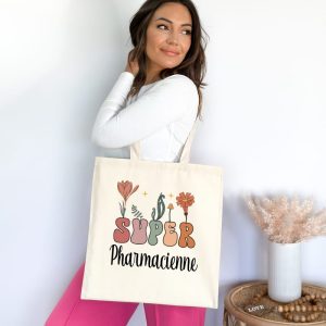Tote bag super pharmacienne boheme boho femme