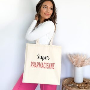 Tote bag super pharmacienne femme