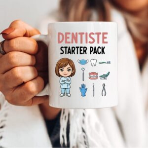 Mug Dentiste starter pack femme