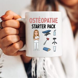 Mug Ostéopathe starter pack femme